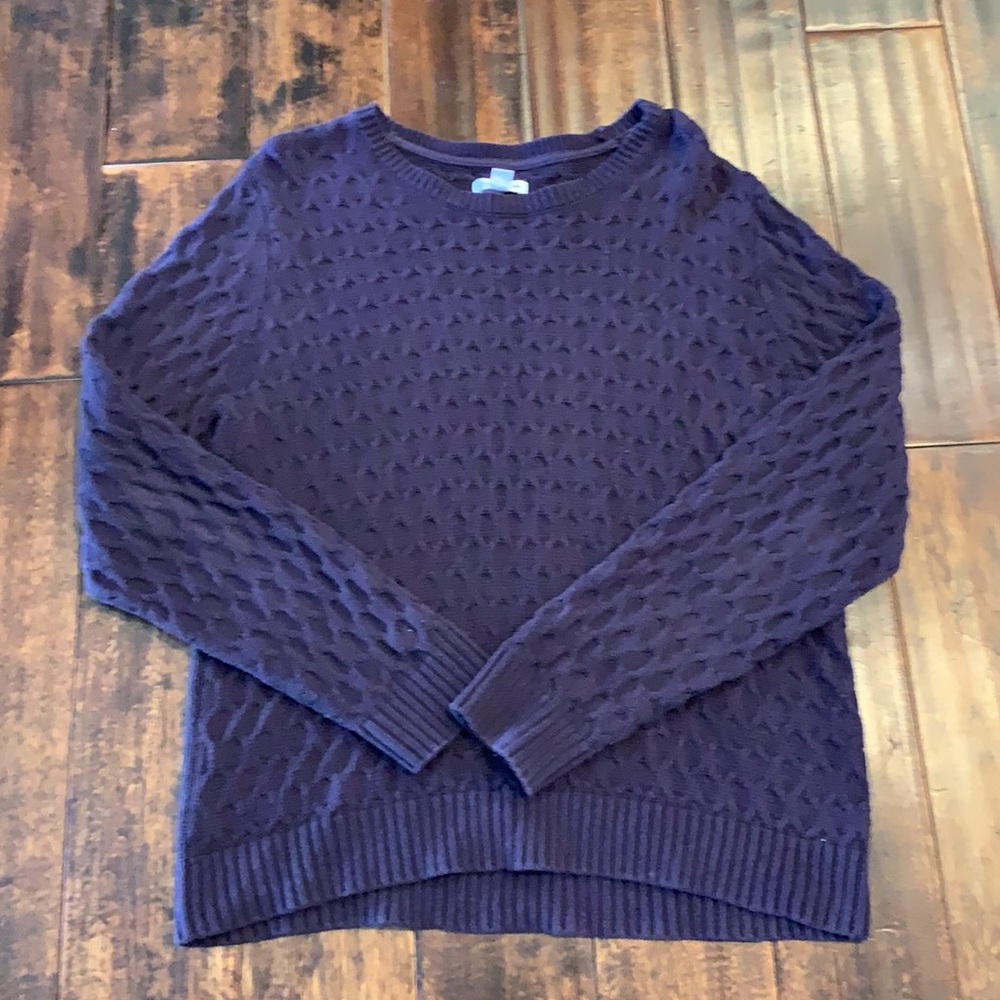 Croft& Barrow Honeycomb Pattern Sweater Size XL